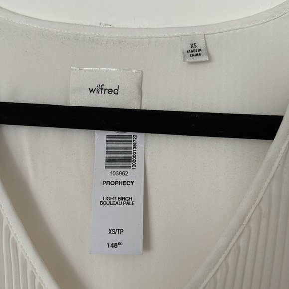 NWT Aritzia Wilfred Prophecy Dress Light Birch XS - Picture 8 of 10